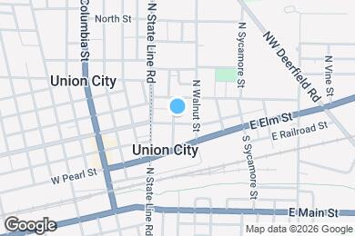 Map image of the property - 201 E Oak St