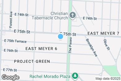 Map image of the property - 1626 E 75th Terrace
