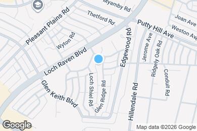 Map image of the property - 1715 Glen Ridge Road