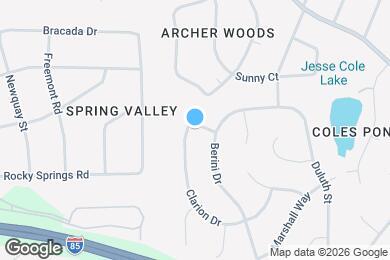 Map image of the property - 720 Clarion Dr