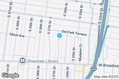 Map image of the property - 639 Lindell Ave