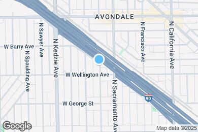 Map image of the property - 3040 W Wellington Ave