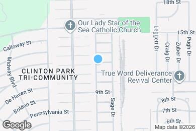 Map image of the property - 2516 12th St