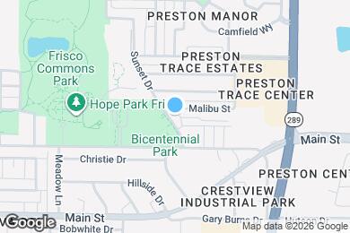 Map image of the property - 9360 Sunset Dr