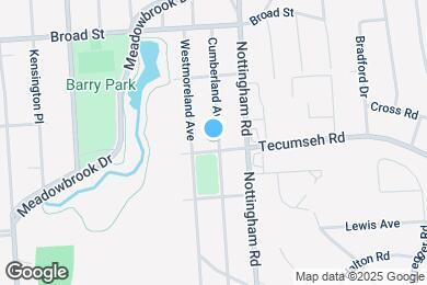 Map image of the property - 966 Cumberland Ave