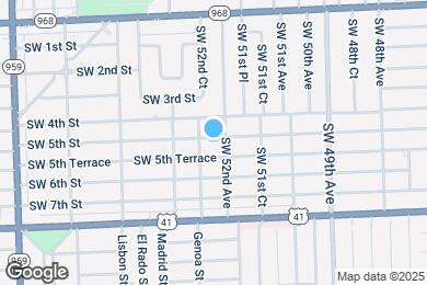 Map image of the property - 5220 SW 5th St