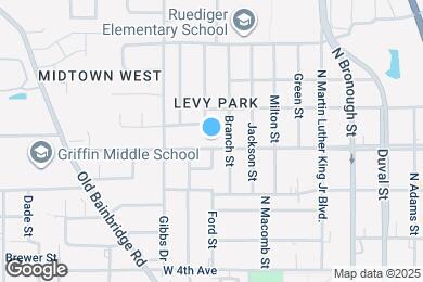 Map image of the property - 624 W 7th Ave