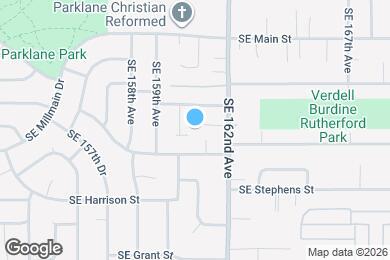 Map image of the property - 1633 SE 162nd Ave