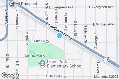 Map image of the property - 501 E Prospect Ave