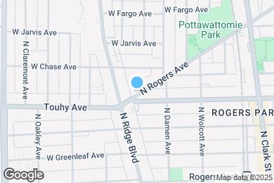 Map image of the property - 7228 N Rogers Ave