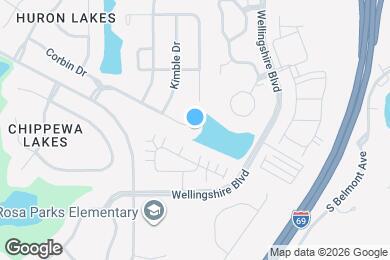 Map image of the property - 2603 Dawnlake Dr