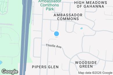 Map image of the property - 620 Mistletoe Ct