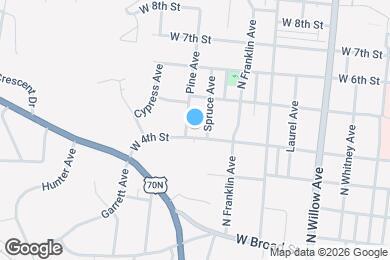 Map image of the property - 499 W 4th St
