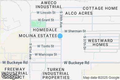 Map image of the property - 3901 W Hadley St