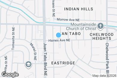 Map image of the property - 1701 Kirby St NE