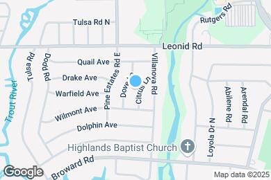 Map image of the property - 10560 Citrus Ln