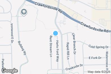 Map image of the property - 160 Harts Ford Way
