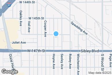 Map image of the property - 14607 Hoyne Ave