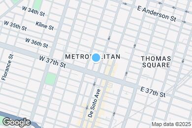Map image of the property - 115 W 36th St