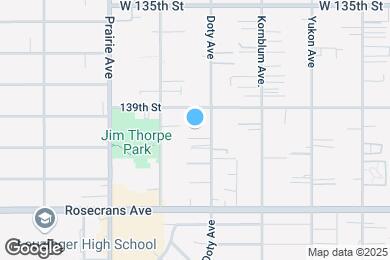 Map image of the property - 13929 Doty Ave