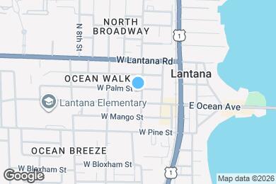 Map image of the property - 410 W Palm St