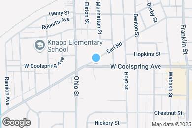 Map image of the property - 431 W Coolspring Ave