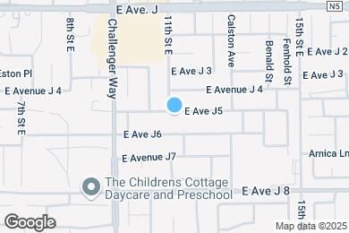 Map image of the property - 1102 E Ave J5