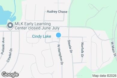 Map image of the property - 1303 N Hampton Dr