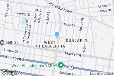 Map image of the property - 52 N 52nd St