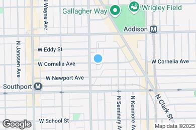Map image of the property - 1133 W Cornelia Ave