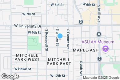 Map image of the property - 911 S Wilson St