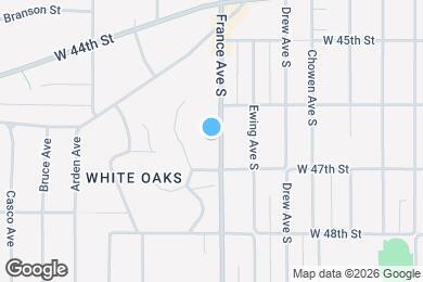 Map image of the property - 4630 France Ave S