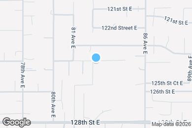 Map image of the property - 12401 83rd Ave E