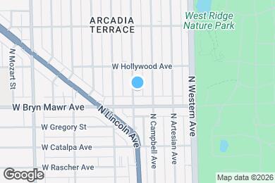 Map image of the property - 5621 N Maplewood Ave