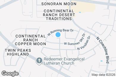 Map image of the property - 9005 N Silver Moon Way