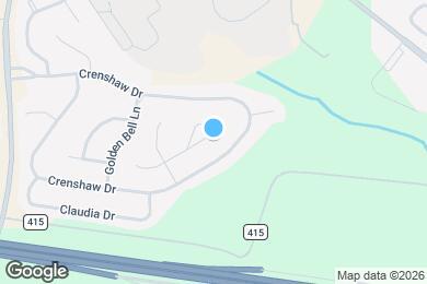 Map image of the property - 1321 Eldrick Ln