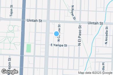 Map image of the property - 1024 N Corona St