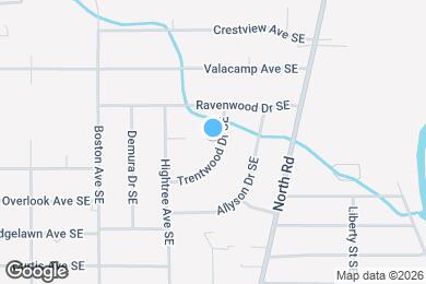 Map image of the property - 2396 Trentwood Dr SE