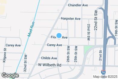 Map image of the property - 1234 Florida Ave