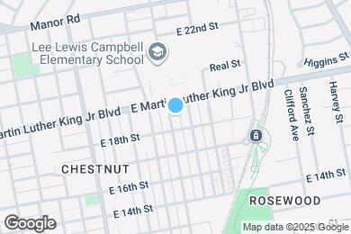 Map image of the property - 1807 Walnut Ave