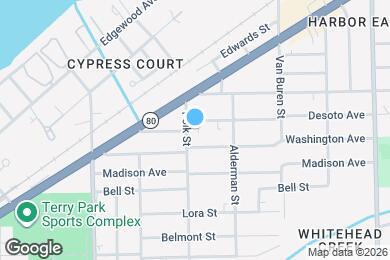 Map image of the property - 3812 Desoto Ave