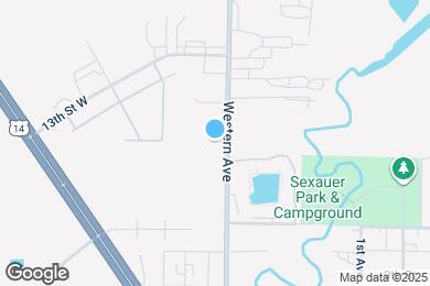 Map image of the property - 1111 Western Ave