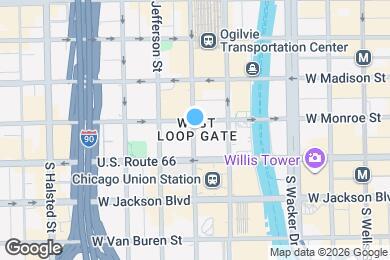 Map image of the property - 119 S Clinton St