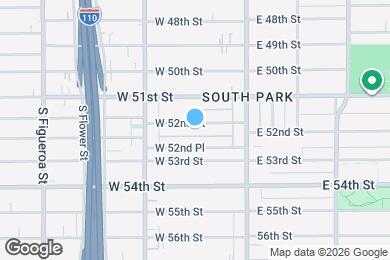 Map image of the property - 160 W 52nd St