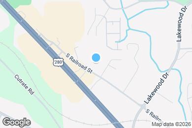 Map image of the property - Lakewood Station Apartments