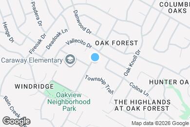 Map image of the property - 11203 Oak View Dr