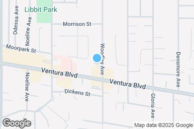 Map image of the property - 4807 Woodley Ave