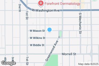 Map image of the property - 231 W Mason St