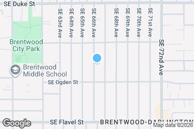 Map image of the property - 7006 SE 66th Ave