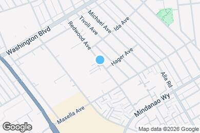 Map image of the property - 4151 Redwood Ave